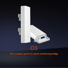 Ponto de acesso WiFi externo O3, alcance de 5 km, antenas de 12 dBi, plugue da UE