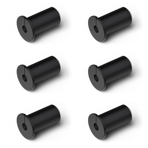 6 peças de ilhós de parede 3/4 polegadas bucha de parede ilhós para cabo Ethernet