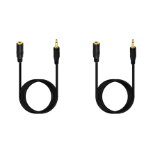 3,5 mm mono predlžovací kábel 3,5 mm 1/8 palcový mini audio konektor
