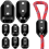 8 braçadeiras de corda reutilizáveis, braçadeira de corda de 3/8 polegadas, conector de cabo de plástico 6
