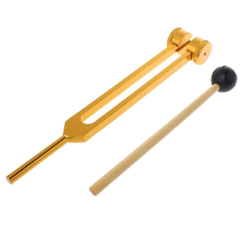 128HZ C128 Κράμα αλουμινίου Tuning Fork Chakra Hammer Ball 1