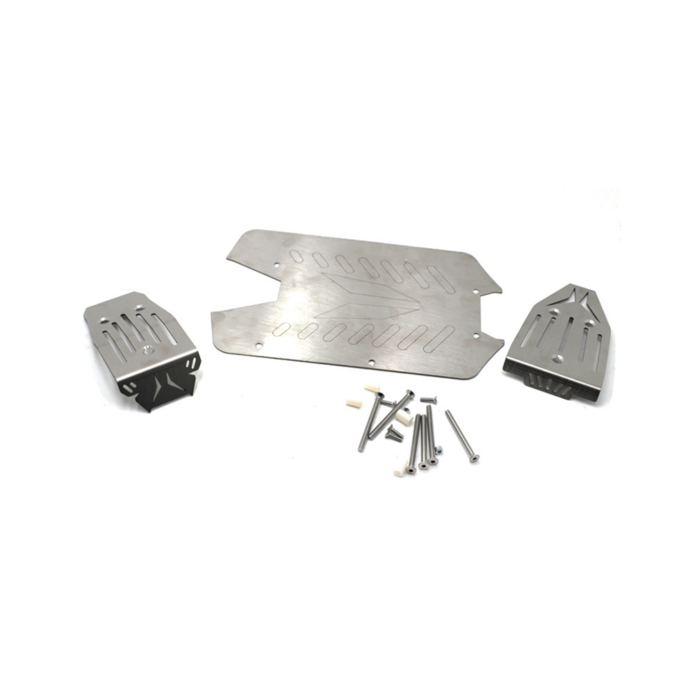 Stainless Steel Chassis Armor Front Rear Protector Skid Plate 4853732267335