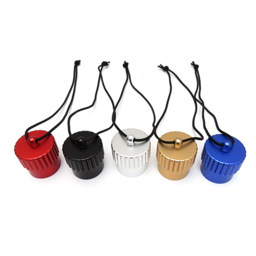 Scuba Diving Threaded Dust Cap Plug Cover Din 5/8-14NPS Black 1