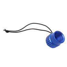 Duikstofkap met schroefdraad DIN 5/8-14NPS stofkap blauw
