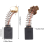 N398321 Koolstofmotorborstels Polijstmachine DWP849/DWP849X - 2-pack 2