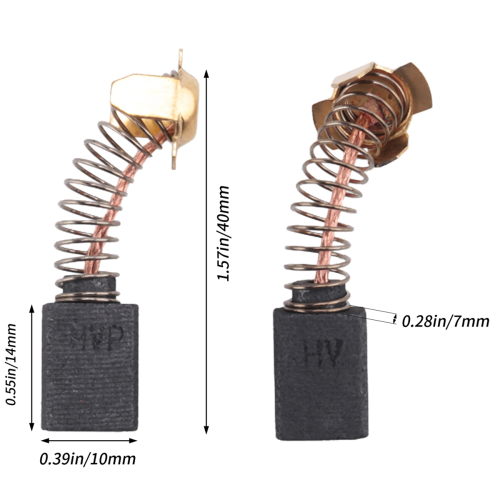 N398321 Koolstofmotorborstels Polijstmachine DWP849/DWP849X - 2-pack 1