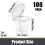 100 Pieces Small Plastic Containers with Lids 6