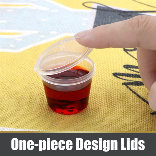 100 Pieces Small Plastic Containers with Lids 2