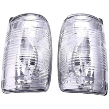 1Pair Right And Left Side Door Wing Mirror Clear Indicator Lens for Ford Transit MK8 2014-Onwards