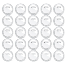 3In DIY Button Pins Acrylic Button Pin Badge for School Projects 25Pc