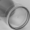 4 Stackable Snack Cups for School and Travel Transparent Black 2