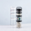 4 Stackable Snack Cups for School and Travel Transparent Black 5