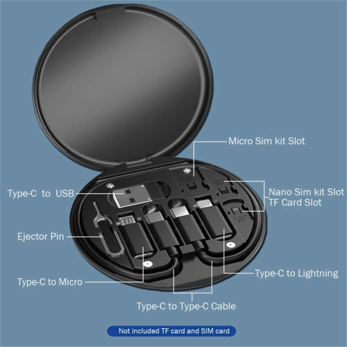 60W Type-C to USB to Fast Charging Adapter Kit 2