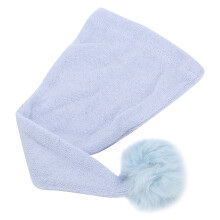Azzurro chiaro cappellino da foto per neonato 0-1 mesi, circonferenza di 11,8 pollici, pompon