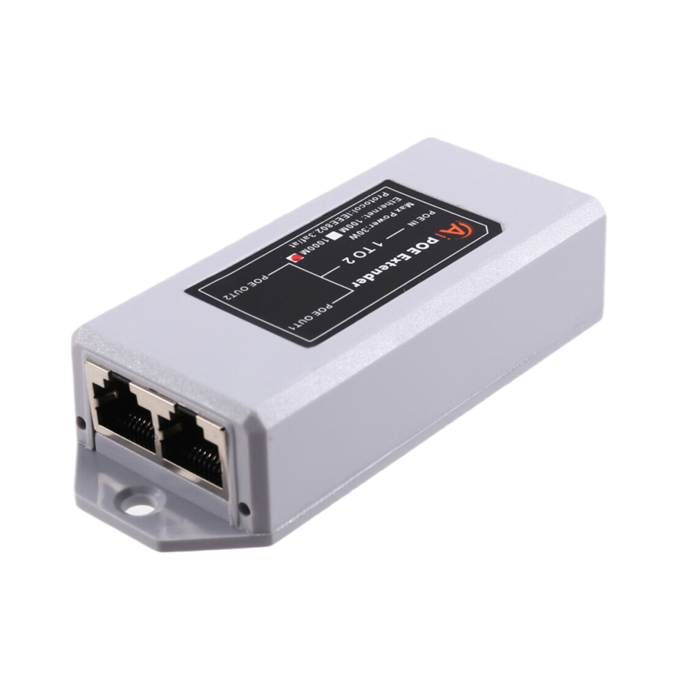 2Port Gigabit Poe Extender 1000Mbps - Ieee 802.3Af/At Poe Repeater 4713866703157