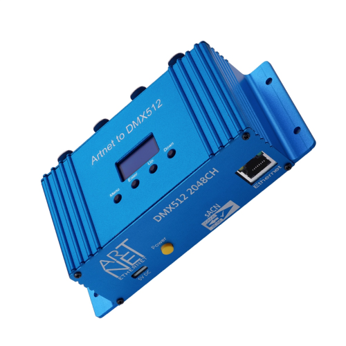 Οθόνη LED διεπαφής ελεγκτή φωτισμού Ethernet ArtNet DMX512 2