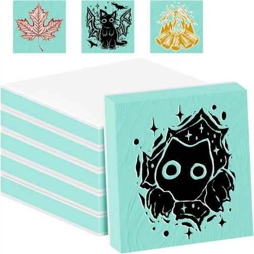 6pcs Rubber Carving Blocks, Linoleum Block Stamp Making Kit 2