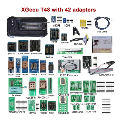 Für T48 TL866II USB Universal Programmer mit 42 Adaptern 1