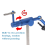 Fly Tying Vise Rotary Artificial Fly Making Bait Tools Blue 4