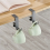 5 Pcs Single-Layer Locking Tisch Haken Student Tasche Haken Weiß 7