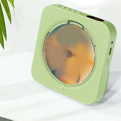 Draagbare CD-speler -718 - Bluetooth, dubbele luidsprekers, zwarte EU-stekker 1