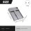 M.2 NVMe Cloner Dual Bay, M.2 Duplicator Offline Clone EU PLUG 6