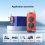 Inversor solar de bateria de lítio inteligente Bluetooth 12S 36V 3