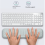 Almofada de proteção para mouse e teclado com textura de massagem 2