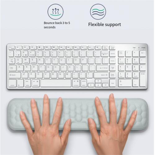 Almofada de proteção para mouse e teclado com textura de massagem 1