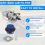 42MM Air Filter+Carburetor Kit for 2 Stroke 47Cc 49Cc Blue 6