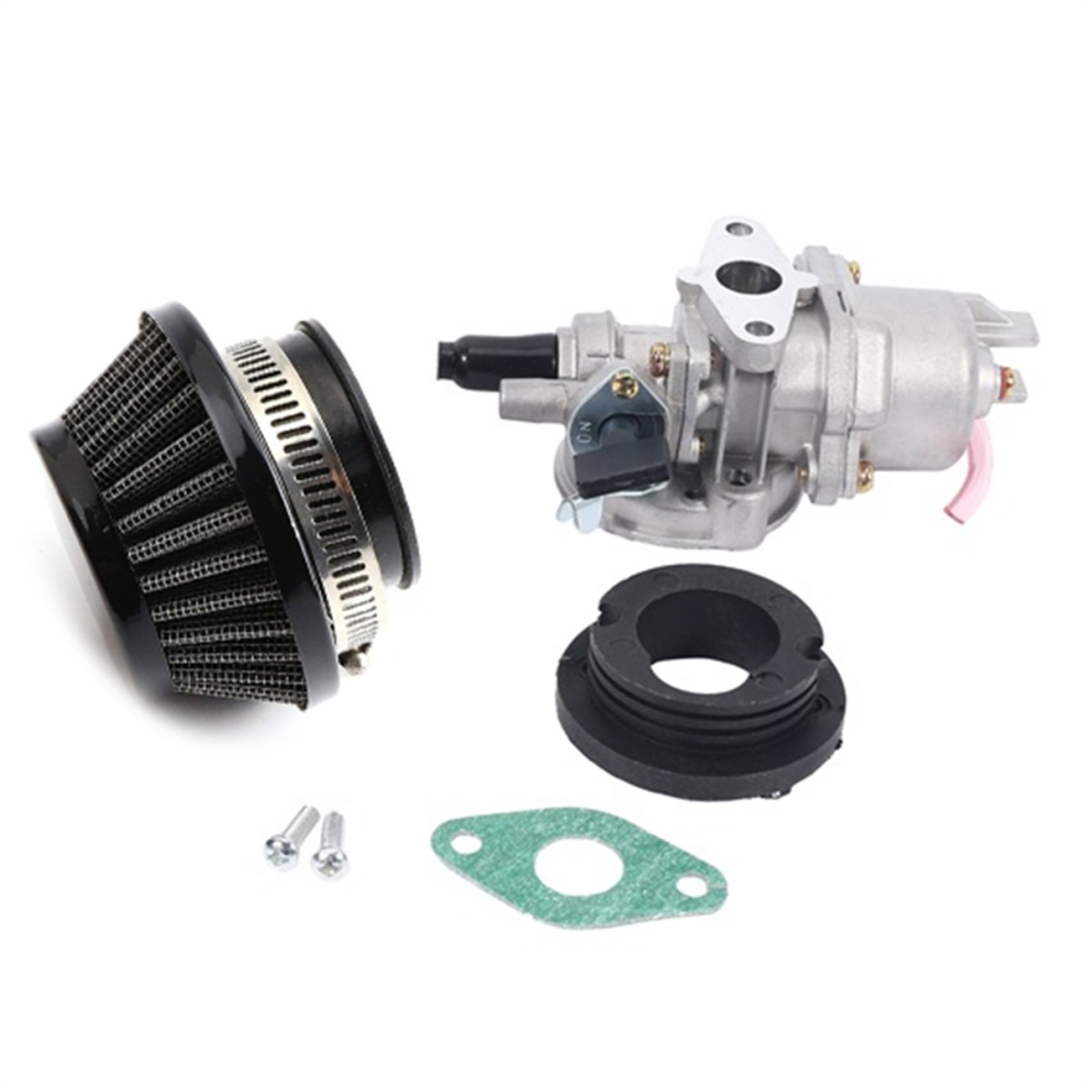 42Mm Air Filter+Carburetor Kit For 2 Stroke 47Cc 49Cc Black 4711457562510