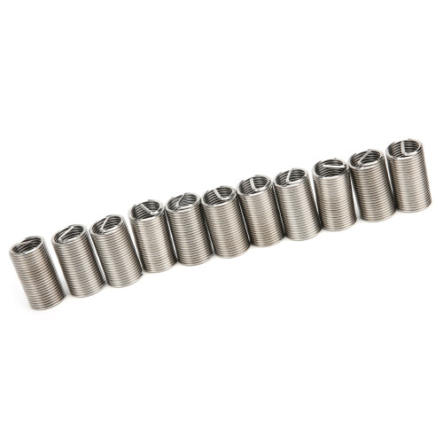 20 pièces d'inserts filetés SUS304 M14 x 1,5 x 3D argentés 2