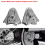 Coussinets d'oreille universels de 100 mm pour casque de remplacement 2