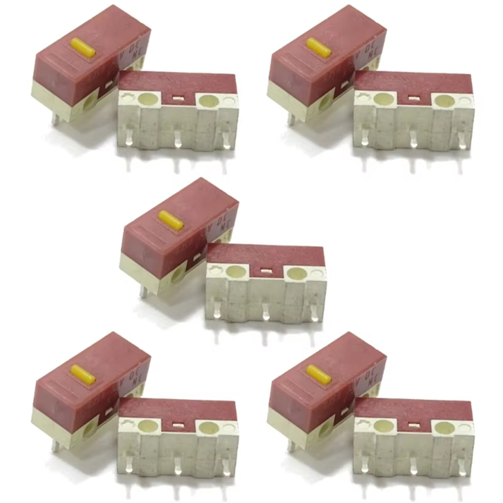 10Pcs For Huano Mouse Micro-Switch 3Pins 20M Clicks Mice Silver 4711457588947