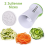 Heavy Duty Spiralizer Vegetable Slicer Vegetable Spiral Slicer 2pc 4