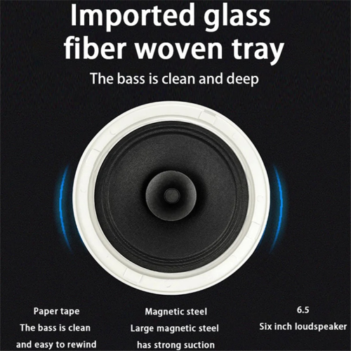 6 Inch 8ohm Ceiling Speaker Full Range Stereo Sound 1