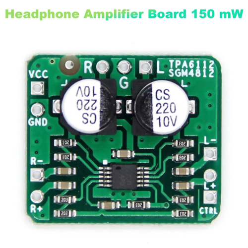 Headphone Amplifier Board 150 MW Audio Differential Balanced 2