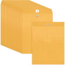 Clasp Envelopes 50 Count-9x12 Inch Kraft Envelopes with Clasp Closure