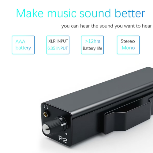 P2 Headphone Amp Road-Ready Stereo/Mono Instant Switch 2