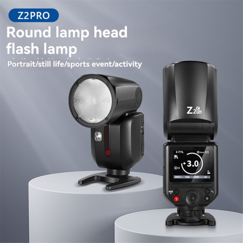 For Z2 PRO 2.4G TTL Round Head Flash Speedlite for 2