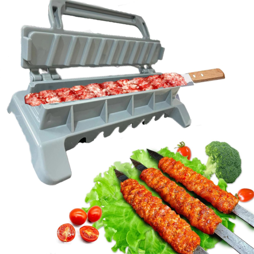 Kebabmaker met één rij, draagbaar en herbruikbaar 1