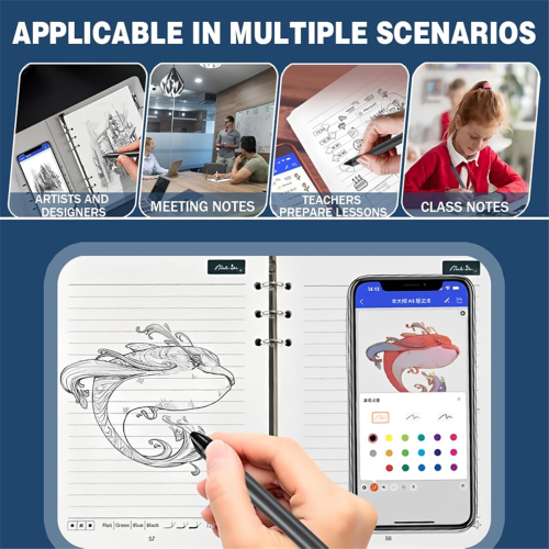 Syncify Digital Sketchbook with A5 Erasable Paper-Refill B 1