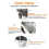 Stainless Steel Vegetable Stuffing Squeezer 1.5L 7