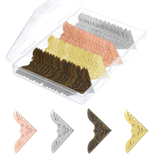 80 Pieces Metal Book Corners Edge Cover Guard