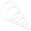 6 Pcs Circle Quilting Acrylic Template 1/2/3/4/5/6 Inch Circle Ruler 1