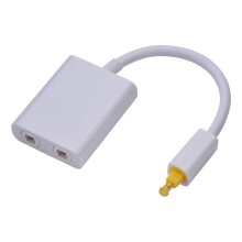 Digitale SPDIF optische audiosplitter 2-weg Toslink splitteradapter