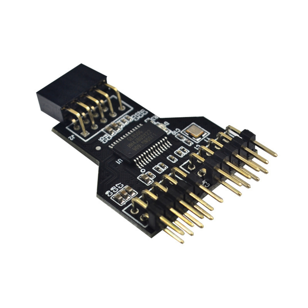 Motherboard Usb 9Pin Interface Connector Splitter For Rgb Fan 4711457526567