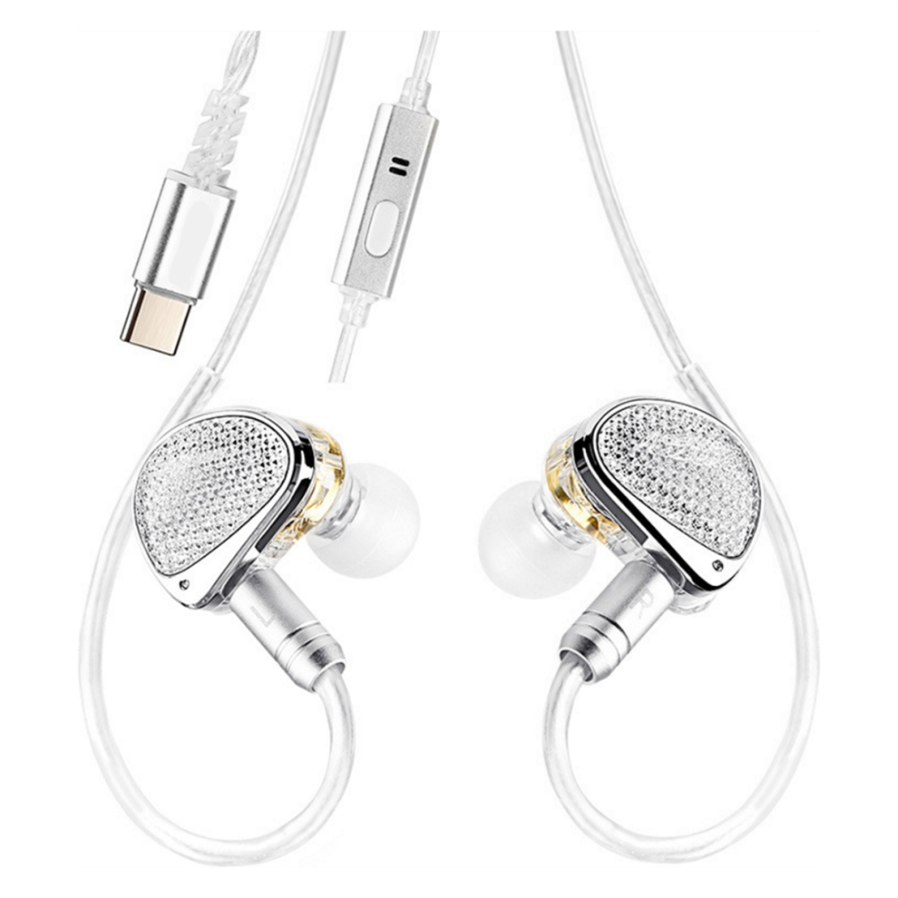 Hifi In Ear Earphones High-Resolution Audio Experience Headphones Silver 4711457527830