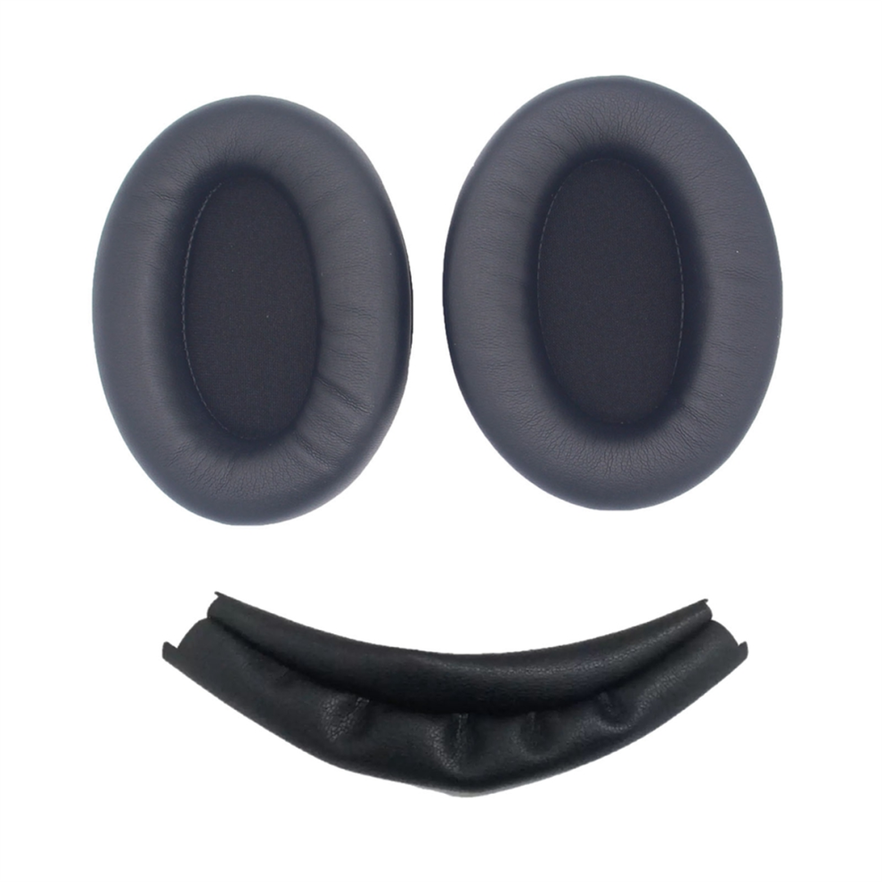Ear Pads+Head Beam Wh-1000Xm4 Headphone Earmuff Black 4711457527540