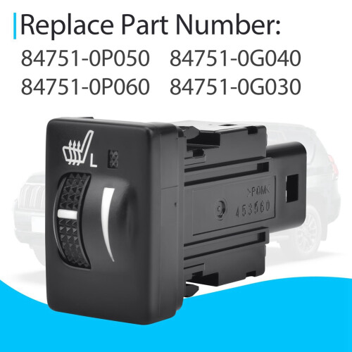 84751-0G040 Pair Seat Heating Switch Heated Control Button for 2